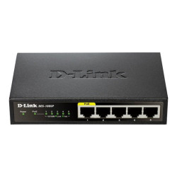 D-Link DES 1005P - Switch - unmanaged - 5 x 10/100 - desktop - PoE