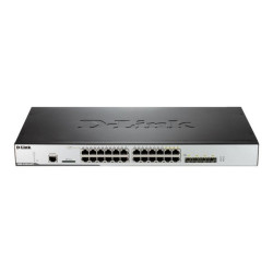 D-Link DWS 3160 - Switch - gestito - 20 x 10/100/1000 + 4 x combo Gigabit SFP - montabile su rack