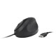 Mouse Pro Fit Ergo- con cavo- Nero -Kensington