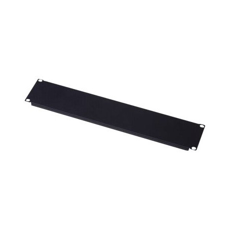 LINK - Pannello di protezione cieco per rack - nero, RAL 9005 - 2U - 19"