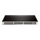 D-Link Web Smart DGS-1210-52 - Switch - gestito - 48 x 10/100/1000 + 4 x Gigabit SFP - desktop, montabile su rack