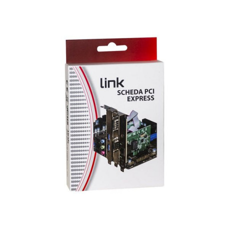 Link LKROS07 - Adattatore USB - PCIe profilo basso - USB-C 3.1 Gen 1 x 2