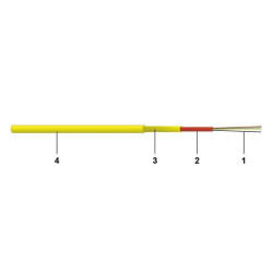 Datwyler Cavo 4FO OS2 G.541.D FTTH INT. CCAA