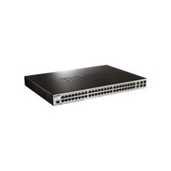 D-Link xStack DES-3200-52P - Switch - gestito - 48 x 10/100 (PoE) + 2 x SFP + 2 x combo Gigabit SFP - montabile su rack - PoE