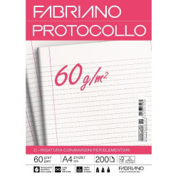Fabriano CARTA PROTOCOLLO A4 60g 200ff - RIG C