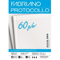Fabriano CARTA PROTOCOLLO A4 60g 200ff - RIG Q