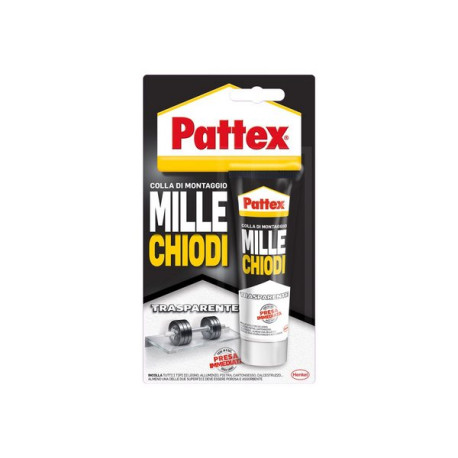 Pattex MilleChiodi - Colla - 40 g - trasparente (pacchetto di 12)