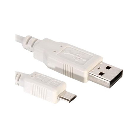 Nilox - Cavo USB - Micro-USB Tipo B (M) a USB (M) - USB 2.0 - 1.8 m - bianco