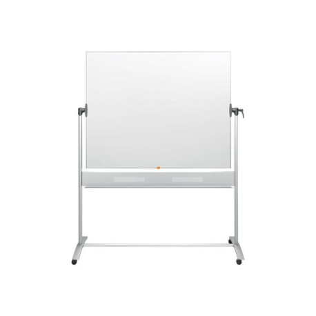 Nobo Classic Nano Clean - Lavagna bianca - a pavimento - 1500 x 1200 mm - acciaio - magnetica - fronte e retro - mobile