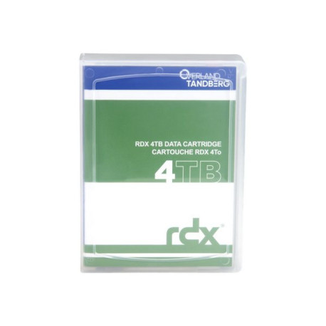 Overland Tandberg RDX QuikStor - Cartuccia RDX HDD - 4 TB - per Tandberg Data RDX QuikStation 4, RDX QuikStation 8, RDX QuikSto