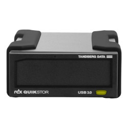 Overland Tandberg RDX QuikStor - Unità disco - cartuccia RDX - SuperSpeed USB 3.0 - esterno - con cartuccia da 5 TB