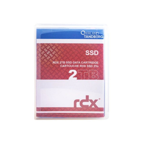 Overland-Tandberg - Cartuccia RDX SSD - 2 TB - con 3 anni Advanced Replacement Service - per Tandberg Data RDX QuikStation 4, R