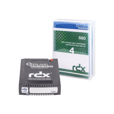 Overland-Tandberg - Cartuccia RDX SSD - 4 TB - con 3 anni Advanced Replacement Service - per Tandberg Data RDX QuikStation 4, R