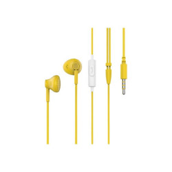 Pantone - Auricolari con microfono - auricolare - cablato - jack 3,5 mm - giallo