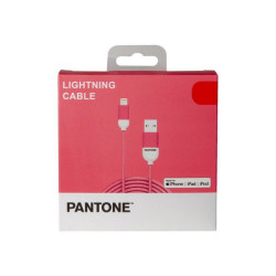 Pantone - Cavo Lightning - USB maschio a Lightning maschio - 1.5 m - rosa - per Apple iPad/iPhone/iPod (Lightning)