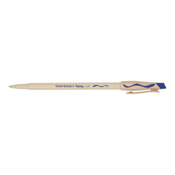 Paper Mate Replay - Penna a sfera - blu - 1 mm - medio - con gomma (pacchetto di 12)