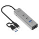 I-Tec HUB Universale MTL USB-CUSB-A (4 porte USB (2x USB-A e 2x USB-C) + PD 85W