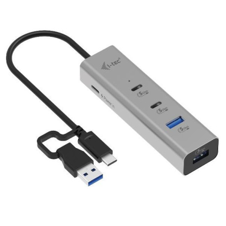 I-Tec HUB Universale MTL USB-CUSB-A (4 porte USB (2x USB-A e 2x USB-C) + PD 85W