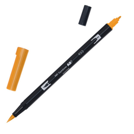 Pennarello Dual Brush N933 - orange - Tombow