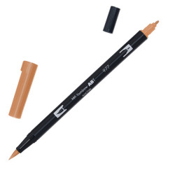 Pennarello Dual Brush N977 - saddle brown - Tombow