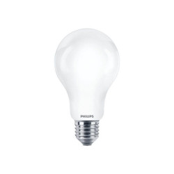 Philips - Lampadina con filamento LED - forma: A67 - satinata finitura - E27 - 13 W (equivalente 120 W) - classe D - luce bianc