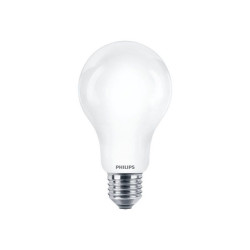 Philips - Lampadina con filamento LED - forma: A67 - satinata finitura - E27 - 17.5 W (equivalente 150 W) - classe D - luce bia