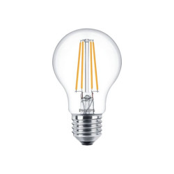 Philips - Lampadina LED - trasparente finitura - E27 - 7 W (equivalente 60 W) - classe E - luce bianca calda - 2700 K