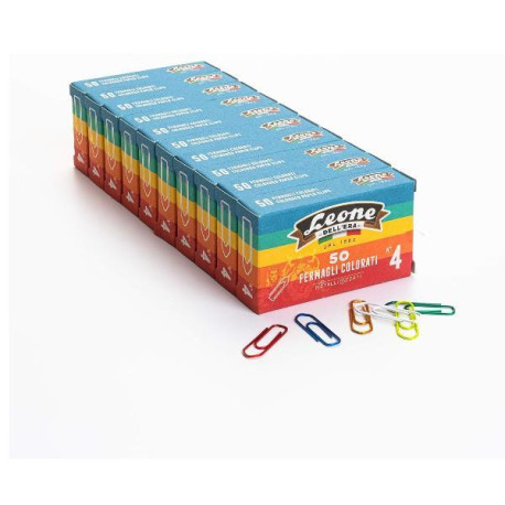 Leone Dell'Era FERMAGLI COLORATI METALLIZZATI N4