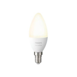 Philips Hue White - Lampadina LED - E14 - 5.5 W - classe A+ - luce bianca calda - 2700 K - bianco