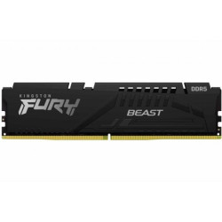Kingston 128GB 5600MTs DDR5 CL40 DIMM (Kit of 2) FURY Beast Black
