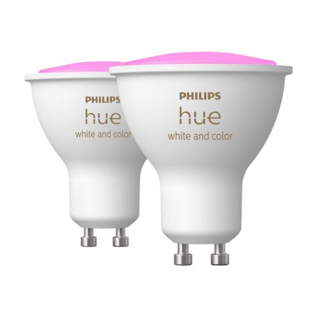 Philips Hue White and Color Ambiance - Lampadina a spot a LED - GU10 - 4.3 W (equivalente 35 W) - classe G - 16 milioni di colo