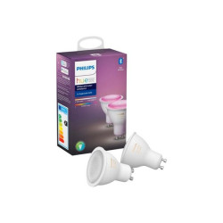 Philips Hue White and Color Ambiance - LED spot light bulb - GU10 - 5.7 W - classe G - 16 milioni di colori - 2000-6500 K (pacc