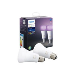 Philips Hue White and Color Ambiance Dual Pack - Lampadina LED - forma: A60 - E27 - 9 W (equivalente 60 W) - classe A+ - 16 mil