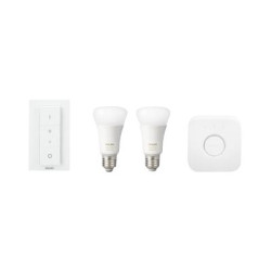 Philips Hue White and Color Ambiance Starter Kit - Set per illuminazione wireless - lampadina LED x 2 - E27 - totale: 18 W - cl