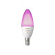 Philips Hue White and Colour Ambiance - Lampadina LED - forma: B39 - E14 - 4 W (equivalente 25 W) - classe G - 16 milioni di co