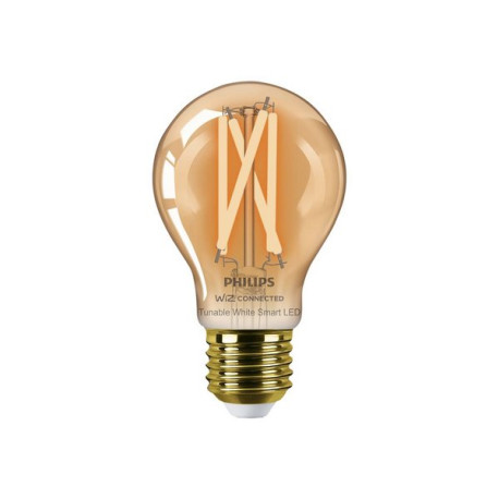 Philips Smart - Lampadina con filamento LED - forma: A60 - E27 - 7 W (equivalente 50 W) - classe F - luce bianca/ambra regolabi