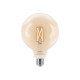 Philips Smart - Lampadina con filamento LED - forma: G125 - trasparente finitura - E27 - 7 W (equivalente 60 W) - classe E - bi