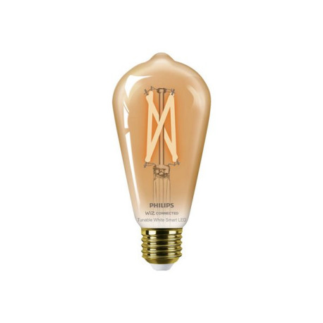 Philips Smart - Lampadina con filamento LED - forma: ST64 - E27 - 7 W (equivalente 50 W) - classe F - bianco regolabile da cald