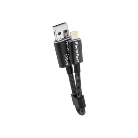 PhotoFast MemoriesCable GEN3 - Chiavetta USB - 32 GB - USB 3.1 Gen 1 / Lightning - nero