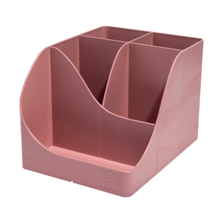 Portapenne Pen Wave Skandi - 15,5 x 11,9 x 10,9 cm - rosa antico - Exacompta