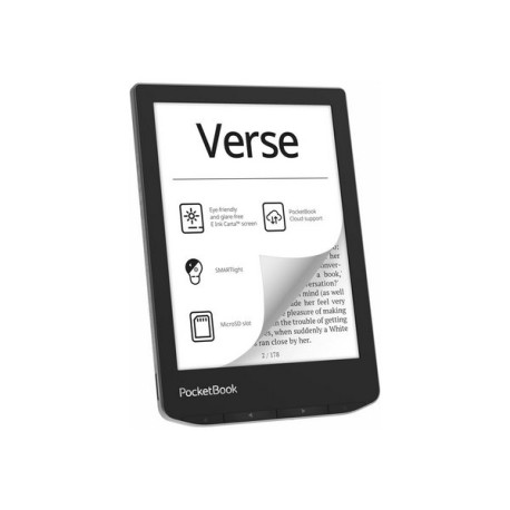 PocketBook Verse - eBook reader - Linux 3.10.65 - 8 GB - 6" 16 livelli di grigio (4-bit) E Ink Carta (758 x 1024) - touchscreen