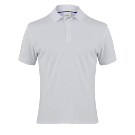 Polo Jeff - da uomo - manica corta - taglia XL - bianco - Giblor's