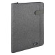 Portablocco Flap - tessuto - grigio - A4 - City Time