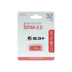 S3+ Pen Drive Star 2.0 - Chiavetta USB - 32 GB - USB 2.0 - rosso