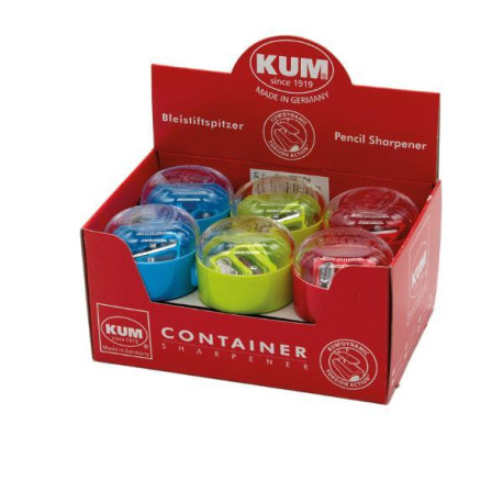 Koh-I-Noor TEMPERAMATITE IN PLASTICA DOPPIO FORO CON PICCOLO CONTENITORE