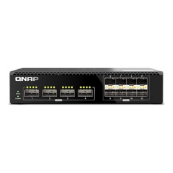 QNAP QSW-2104-2T-A - Switch - gestito - 4 x 100 Gigabit QSFP28 + 8 x 25 Gigabit SFP28 - montabile su rack