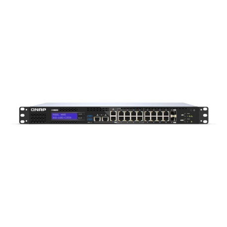 QNAP Smart Edge QGD-1602 - Switch - intelligente - 2 x 10 Gigabit SFP+ + 8 x 2.5GBase-T + 8 x 10/100/1000 - montabile su rack