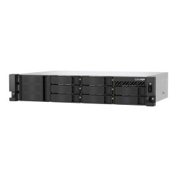 QNAP TS-H1277AXU-RP - Server NAS - 12 alloggiamenti - montabile in rack - SATA 6Gb/s - RAID RAID 0, 1, 5, 6, 10, 50, JBOD, 60 -