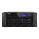 QNAP TS-h1290FX - Server NAS - 12 alloggiamenti - RAM 256 GB - 25 Gigabit Ethernet / 2.5 Gigabit Ethernet - iSCSI supporto