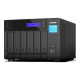 QNAP TVS-H674T - Server NAS - 6 alloggiamenti - SATA 6Gb/s - RAID RAID 0, 1, 5, 6, 10, 50, JBOD - RAM 32 GB - 2.5 Gigabit Ether